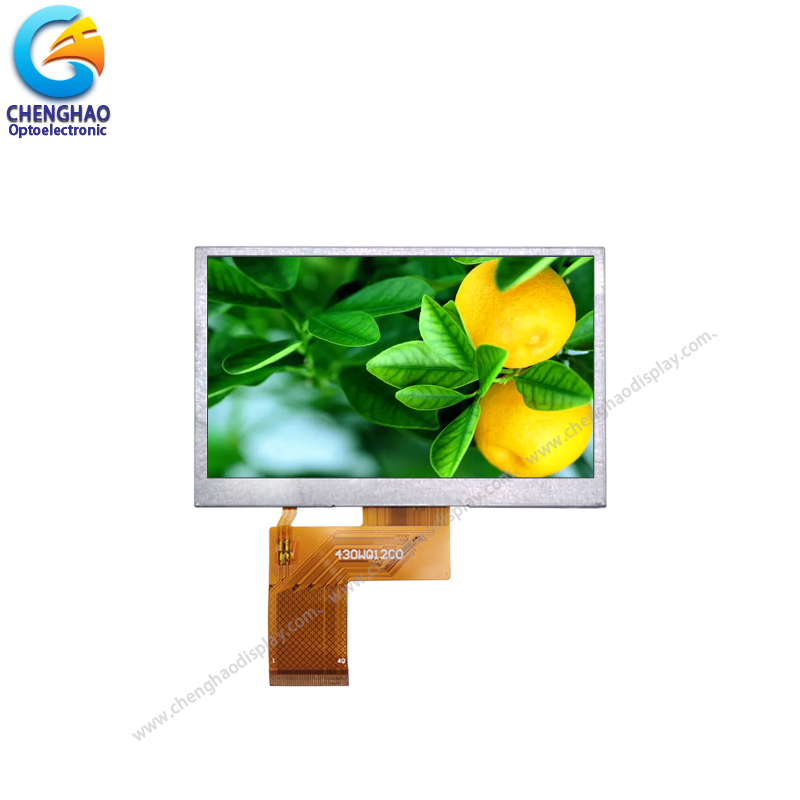 4.3 Inch IPS TFT Display 480*272 24 Bit RGB 40 Pin