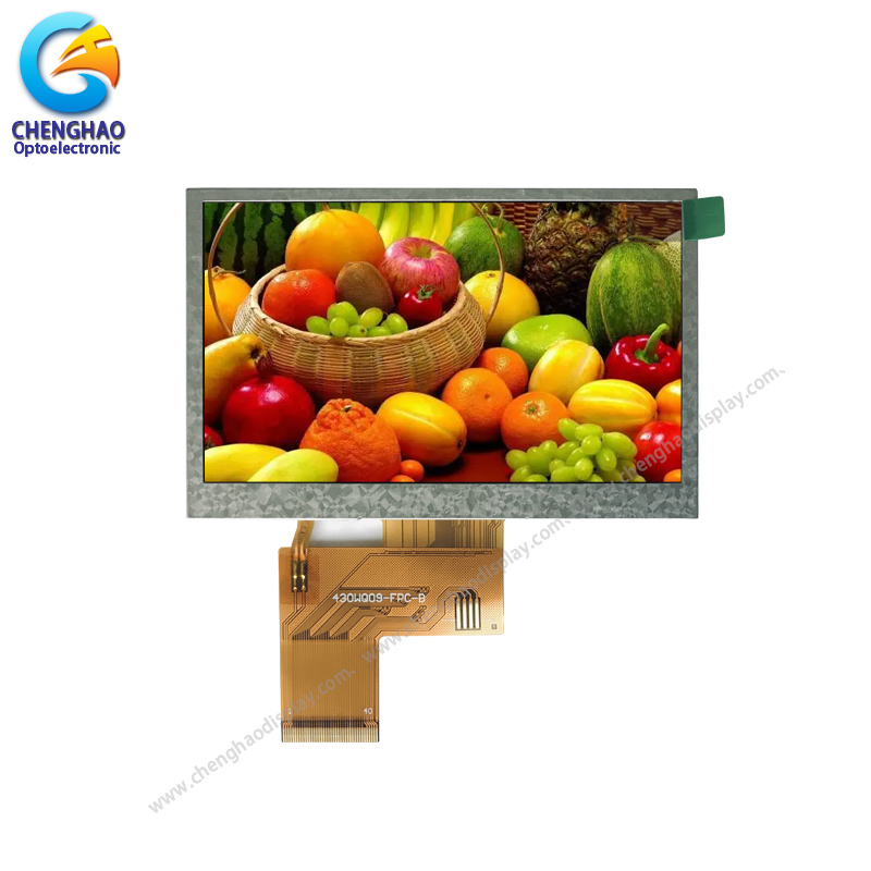 4.3 Inch TN TFT LCD Display 480*272 RGB 40 Pin